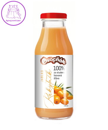 Mošt Jablko - Rakytník sklo 330ml Ovocňák NOVINKA 5442