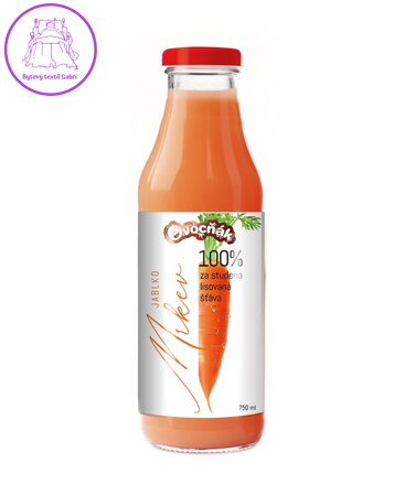 Mošt Jablko - Mrkev sklo 750ml Ovocňák NOVINKA 5445