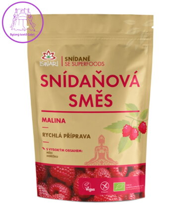 Snídaňová směs - Malina BIO 300g Iswari NOVINKA 5458