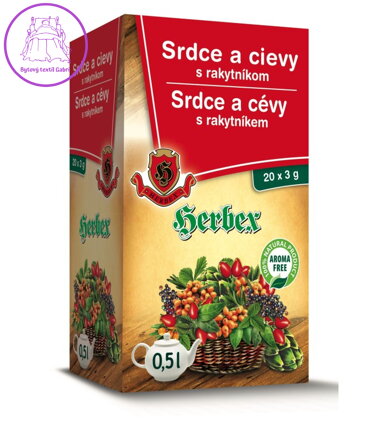 Srdce a cévy s rakytníkem 20x3g 1410