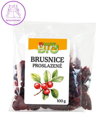 Brusnice proslazené BIO 100g IPJ 5527