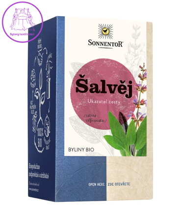 Šalvěj BIO 18x1g Sonnentor NOVINKA 5616