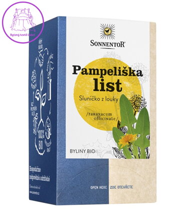Pampeliška list BIO 18x1,2g Sonnentor NOVINKA 5611