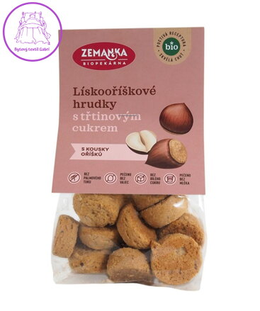Hrudky lískooříškové BIO 100g Zemanka NOVINKA 5647