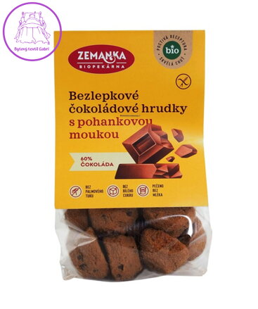 Hrudky pohankové s čokoládou BIO 100g Zemanka  bez lepku NOVINKA 5648