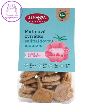 Zvířátka malinová BIO 100g Zemanka 5669