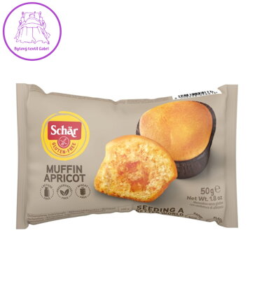 Muffin apricot meruňka 50g Schar bez lepku 5670