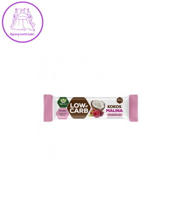 LOW CARB tyčinka kokos malina 40g Topnatur 1428