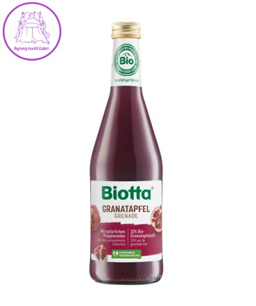 Šťáva granátové jablko Bio 500ml Biotta 5767