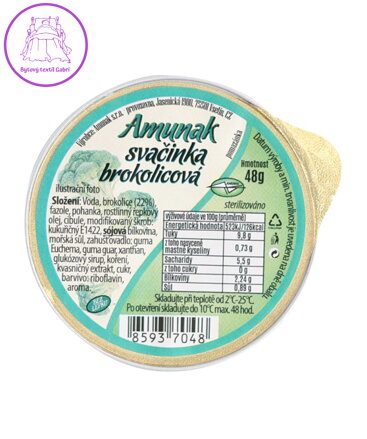 Svačinka brokolicová 48g Amunak bez lepku 5779