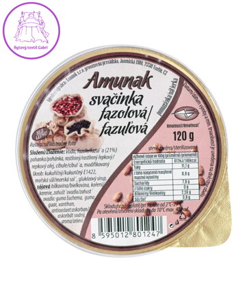 Svačinka fazolová 120g Amunak bez lepku 5780