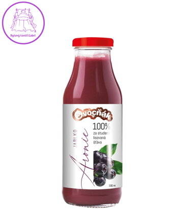 Mošt Jablko, arónie sklo 330ml Ovocňák 5793