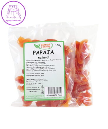 Papaja natural 100g ZP 2293