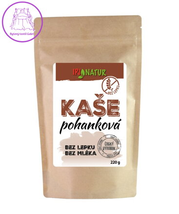 Kaše pohanková natural 220g IPJ NATUR bez lepku NOVINKA od 1 dubna 5799