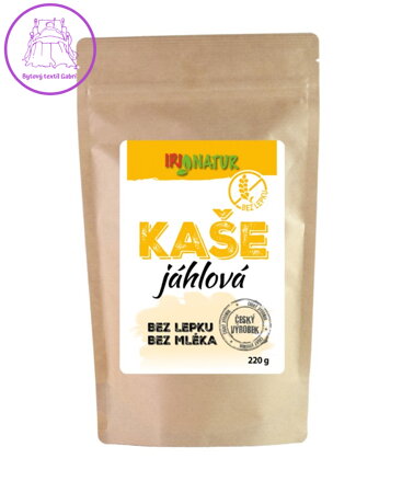 Kaše jáhlová natural 220g IPJ NATUR bez lepku NOVINKA od 1 dubna 5800