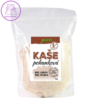 Kaše pohanková natural 1kg IPJ NATUR bez lepku NOVINKA od 1 dubna 5802