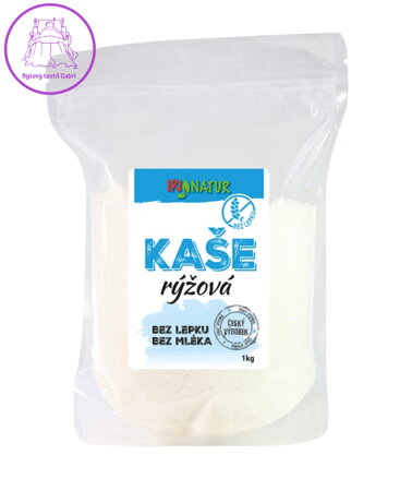 Kaše rýžová natural 1kg IPJ NATUR bez lepku NOVINKA od 1 dubna 5803