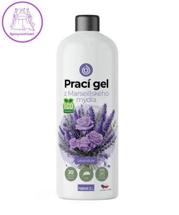 Marseillské mýdlo prací gel levandule 1l Nanolab 5819