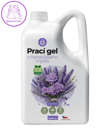 Marseillské mýdlo prací gel levandule 2l Nanolab 5820