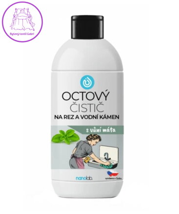 Octový čistič na rez a vodní kámen 500ml máta Nanolab 5827