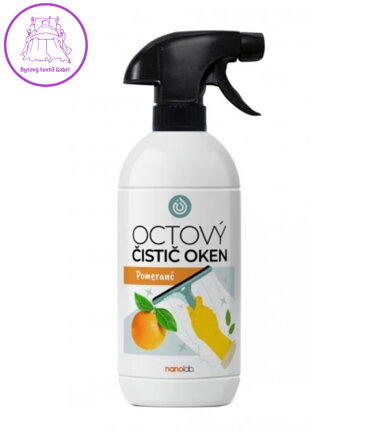 Octový čistič na skla a okna 500ml pomeranč Nanolab 5829