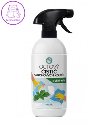 Octový čistič na sprchové kouty 500ml máta Nanolab 5830