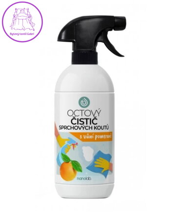 Octový čistič na sprchové kouty 500ml pomeranč Nanolab 5831