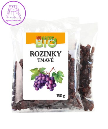Rozinky thomson tmavé BIO 150g IPJ 5551