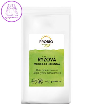 Mouka rýžová celozrnná BIO 450g Probio bez lepku NOVINKA květen 5885