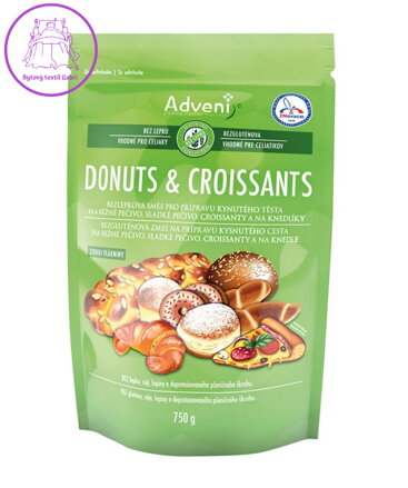 Směs na DONUTE a CROISSANTS 750g Adveni bez lepku NOVINKA květen 5895