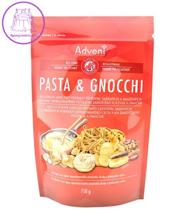 Směs na PASTA a GNOCCHI 750g Adveni bez lepku NOVINKA květen 5909