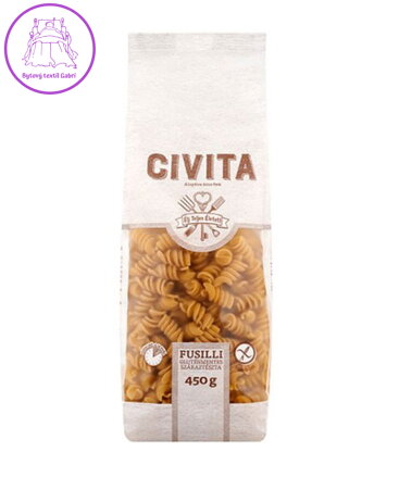 Těstoviny kukuřičné vřetena 450g Civita bez lepku NOVINKA květen 5923