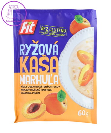 Kaše rýžová meruňka 60g Fit bez lepku 5928