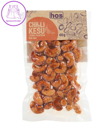 Kešu pražené s chilli 60g Hos 5955