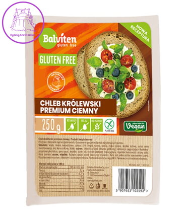 Royal dark bread BZL 250g Balviten  5320