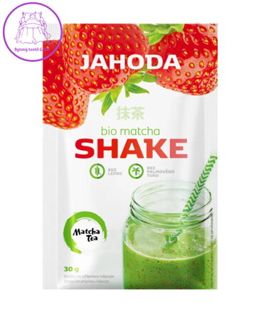 Shake matcha jahoda BIO 30g Amylon bez lepku NOVINKA 6056