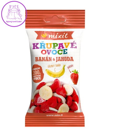 Mixit Do kapsy Křupavé ovoce - banán+jahoda 23g 4948