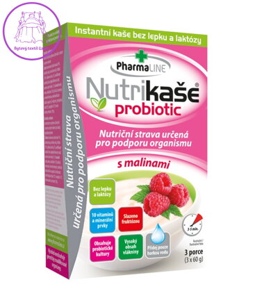 Nutrikaše s malinami 3x60g Mogador 1454