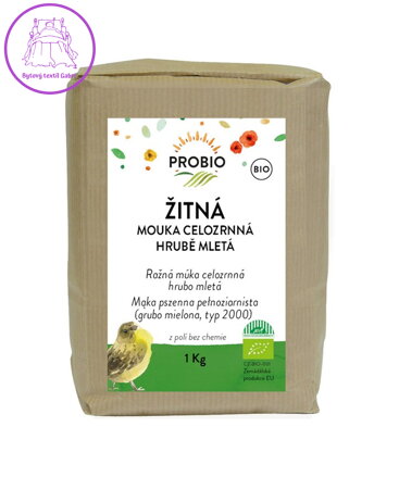 Mouka žitná celozrnná hrubě mletá BIO 1kg Probio 44