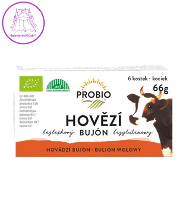 Bujon hovězí BIO kostky 66g Probio  2586