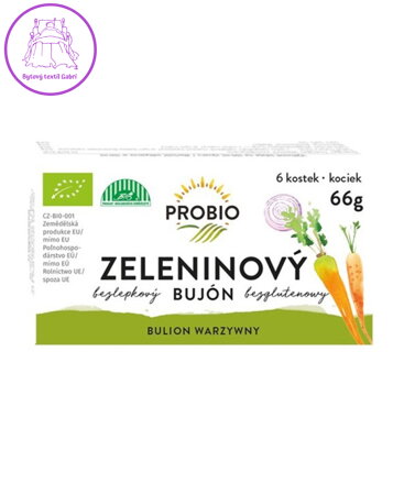 Bujon zeleninový BIO kostky 66g Probio 2588