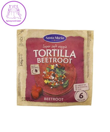 Veggie tortilla s červenou řepou 240g Santa Maria 1521