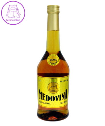 Křivoklátská medovina zlatá 500ml  1586