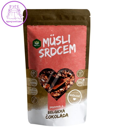 Musli Belgická čokoláda, brusinky 350g Topnatur 276