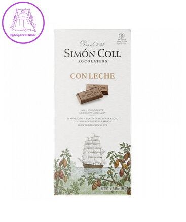 Čokoláda mléčná BZL 85g Simon Coll 1631
