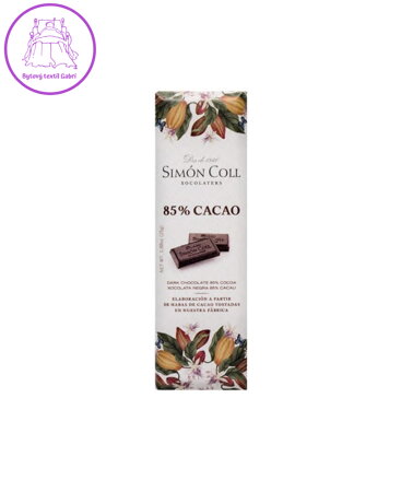 Čokoládová tyčinka hořká 85% BZL 25g Simon Coll 1634