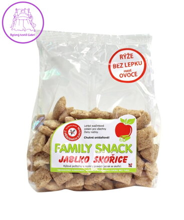 Family snack JABLKO SKOŘICE sáček 200g 1637