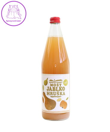 Mošt jablko, hruška BIO 0,75l Hostětín 1709