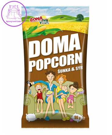 Popcorn mikrovlnný šunka, sýr 90g 1763