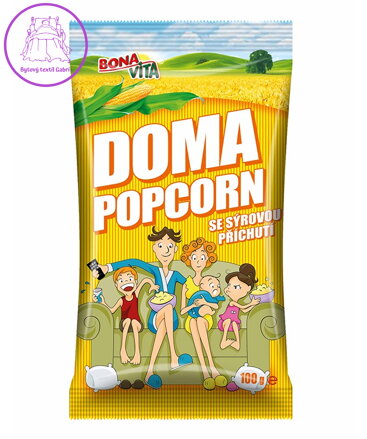 Popcorn mikrovlnný sýrový 90g 1762